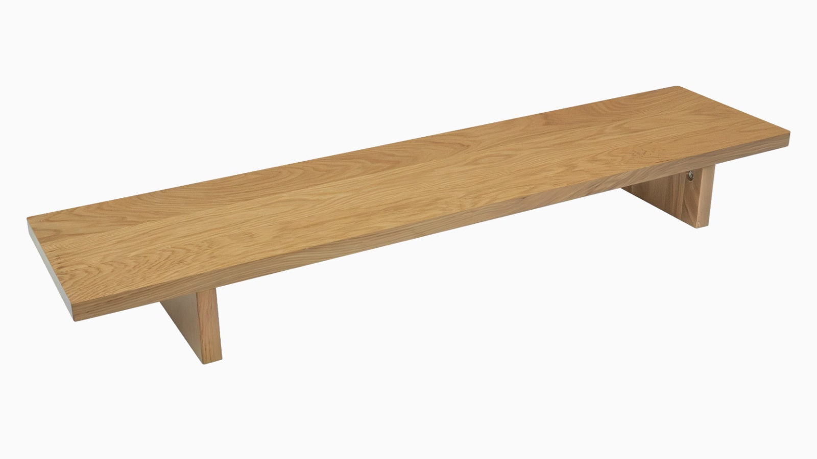 Desky White Oak Hardwood Monitor Stand