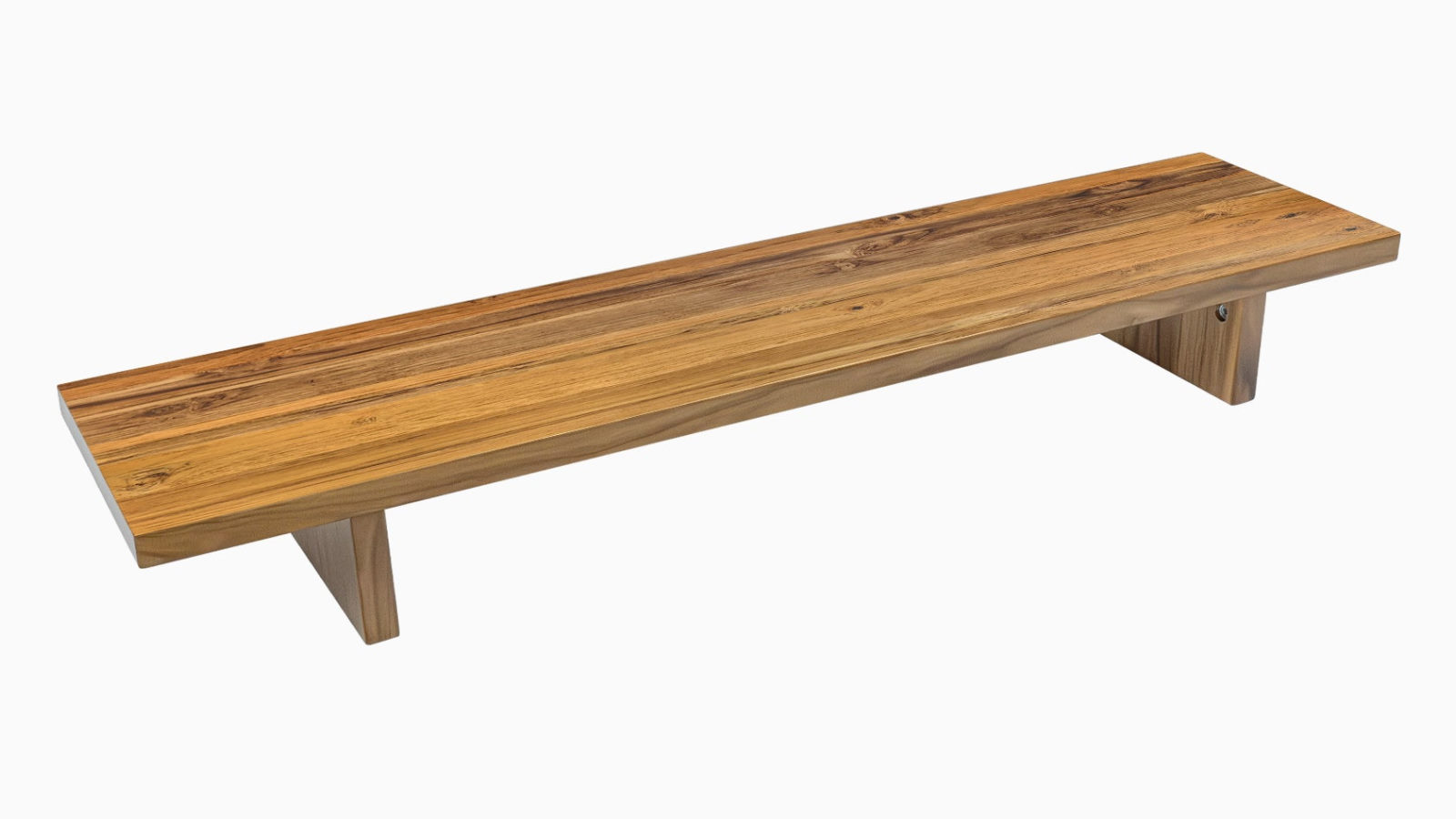 Desky Teak Hardwood Monitor Stand