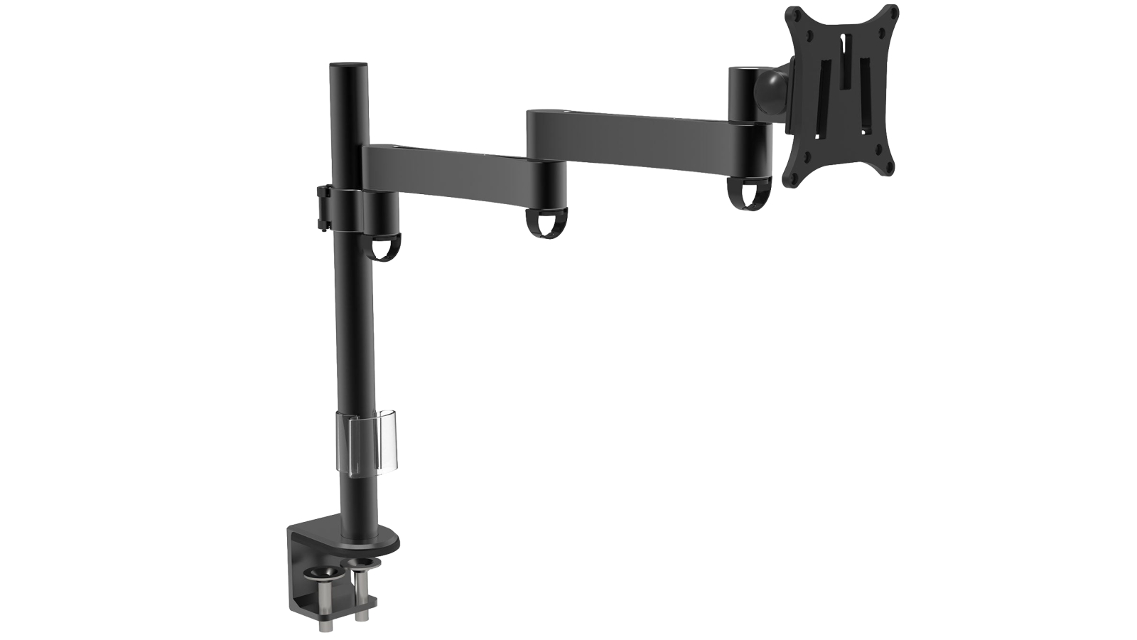 Desky Single Monitor Mount - Black