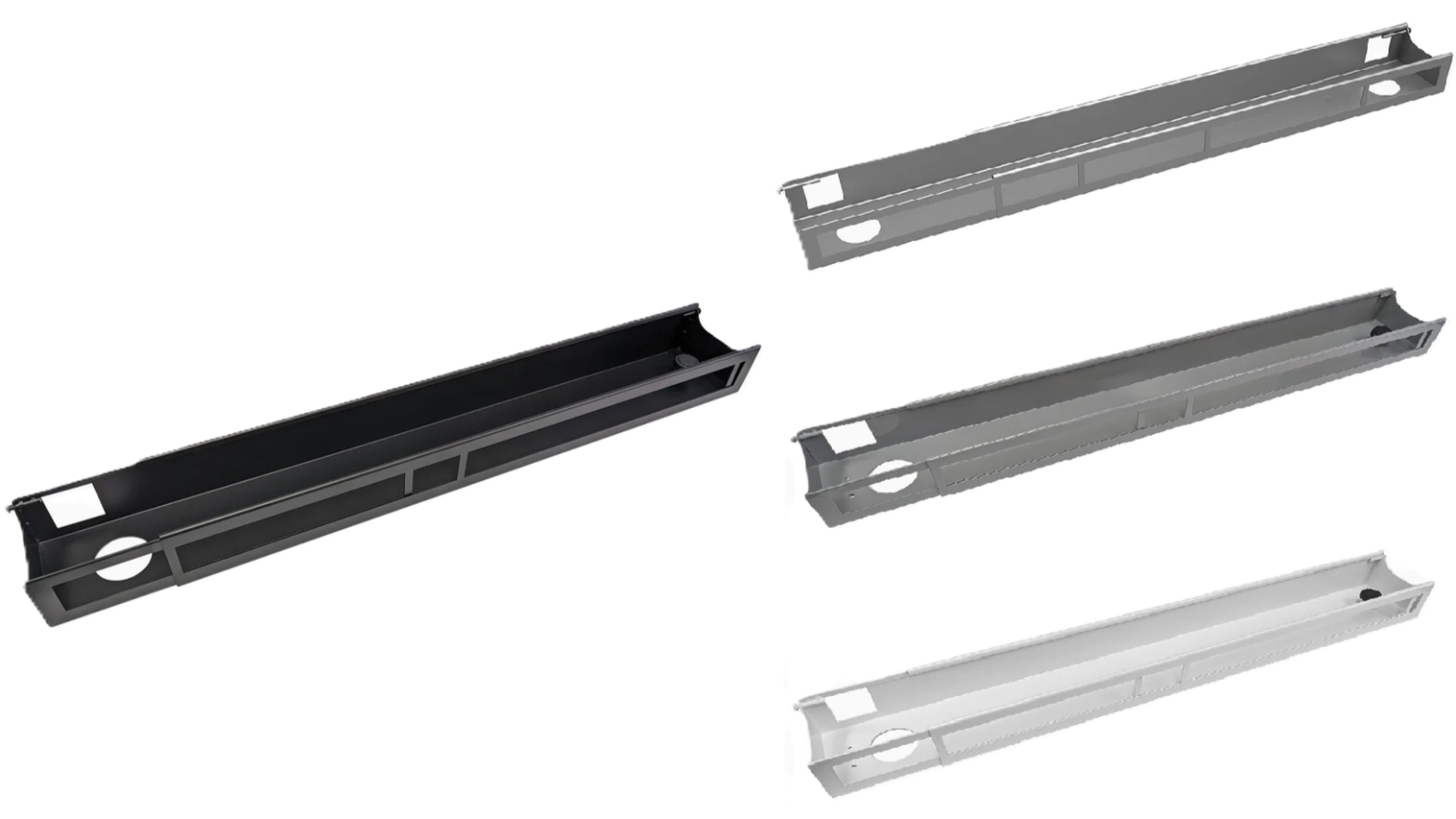 Desky Integrated Cable and Power Channel