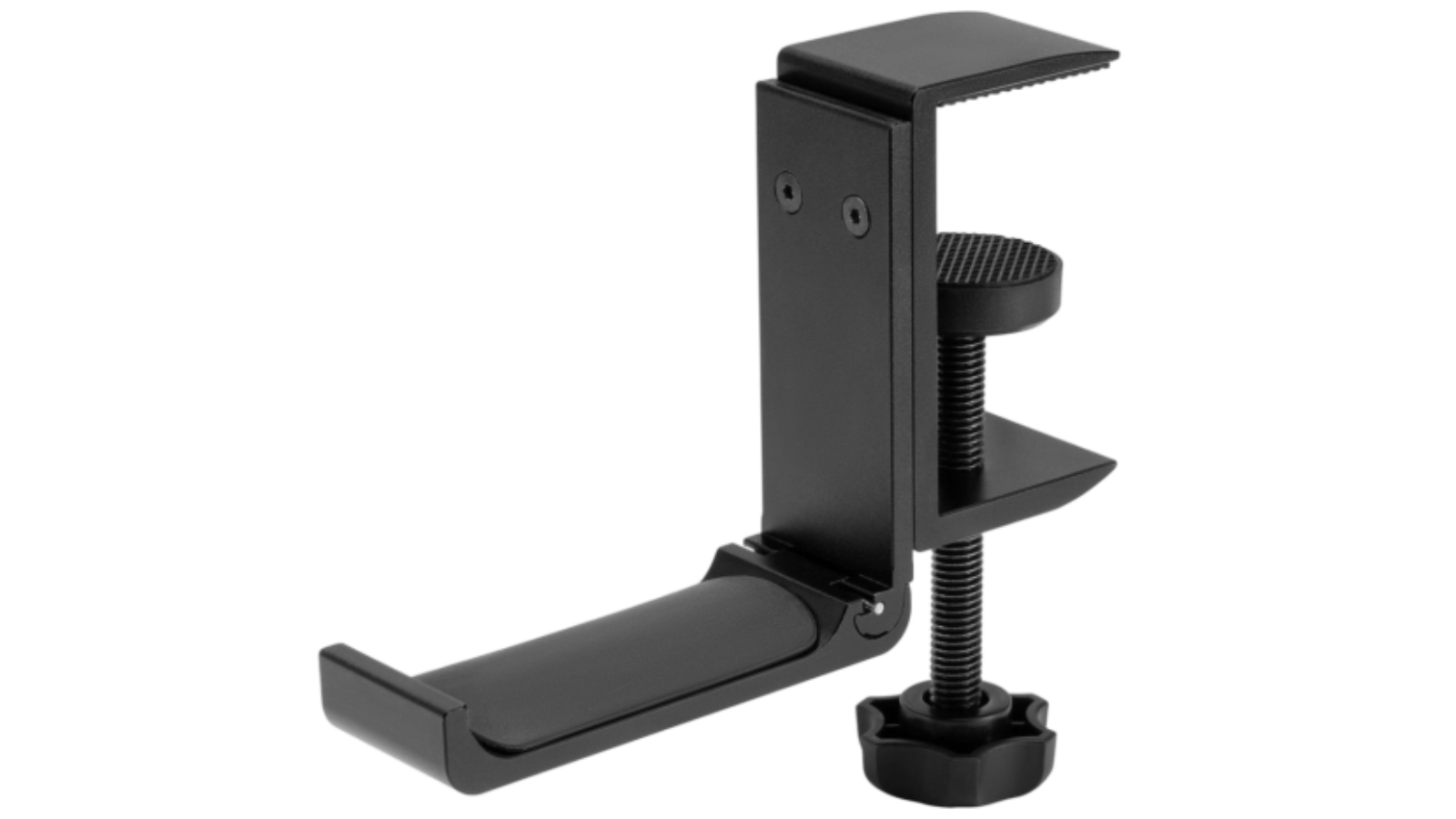 Desky Foldable Headphone Hook - Black