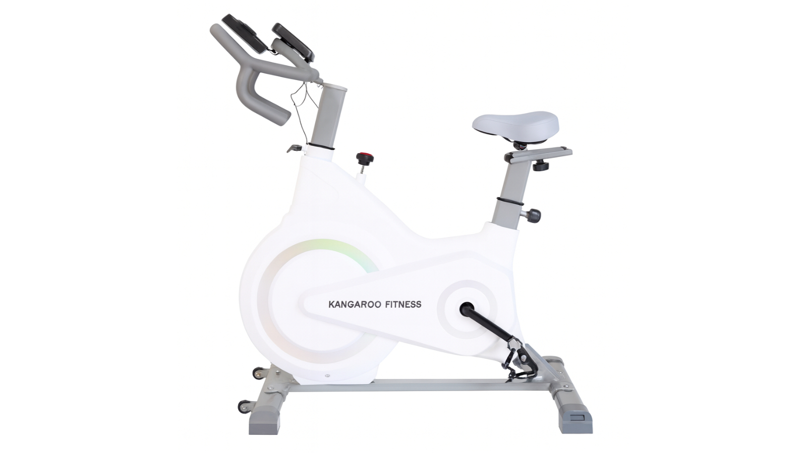 Kangaroo Fitness 150kg Weight Capacity Magnetic Spin Bike - White