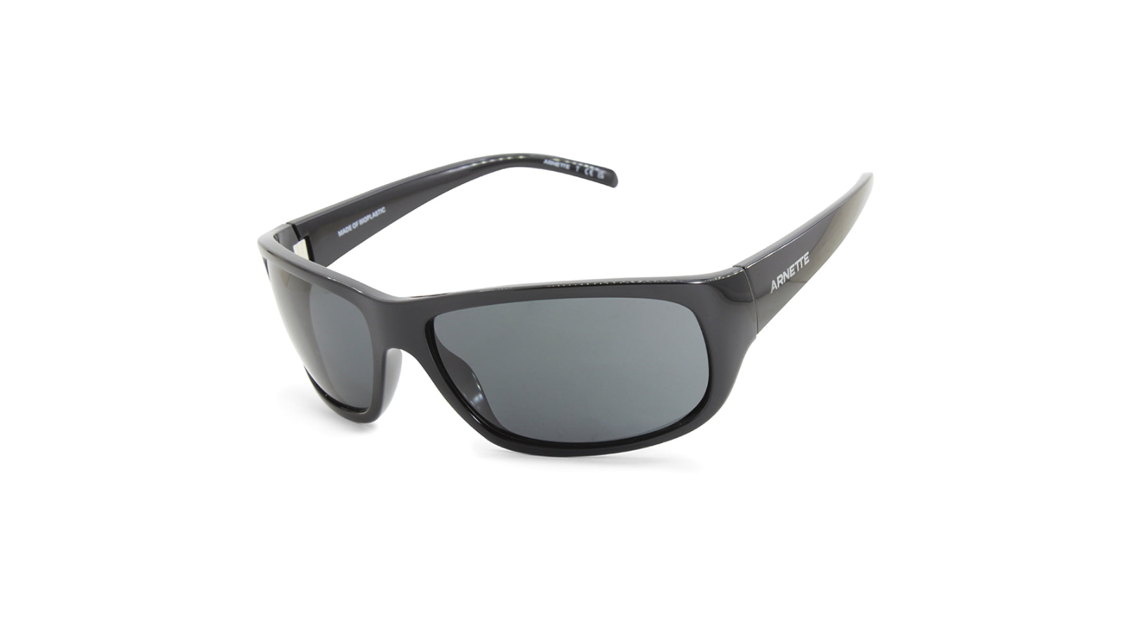 Arnette AN4290 275387 Uka-Uka Men's Sports Sunglass - Shiny Black/Grey