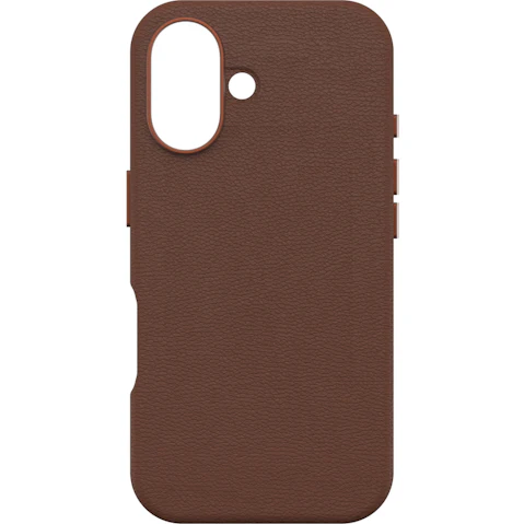 OtterBox Symmetry Series Cactus Leather for MagSafe Case for iPhone 16 - Rich Adobe