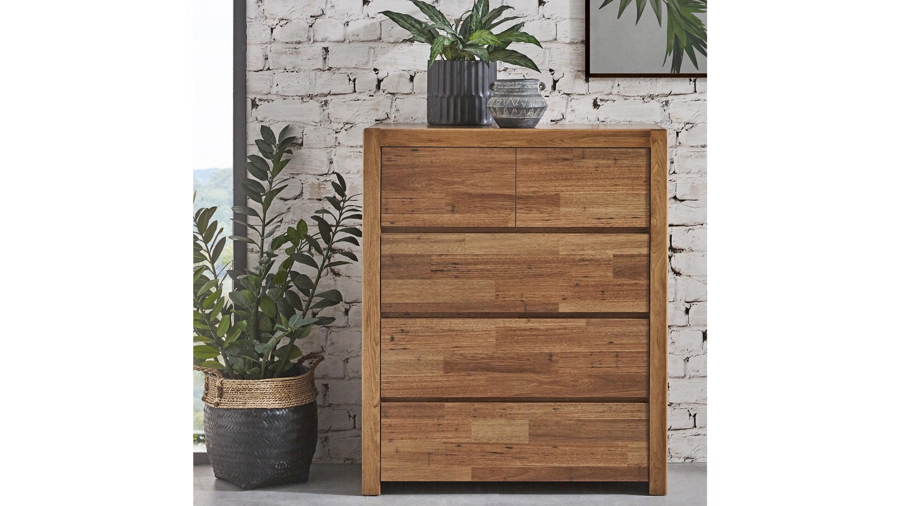 Phoenix 5-Drawer Tallboy