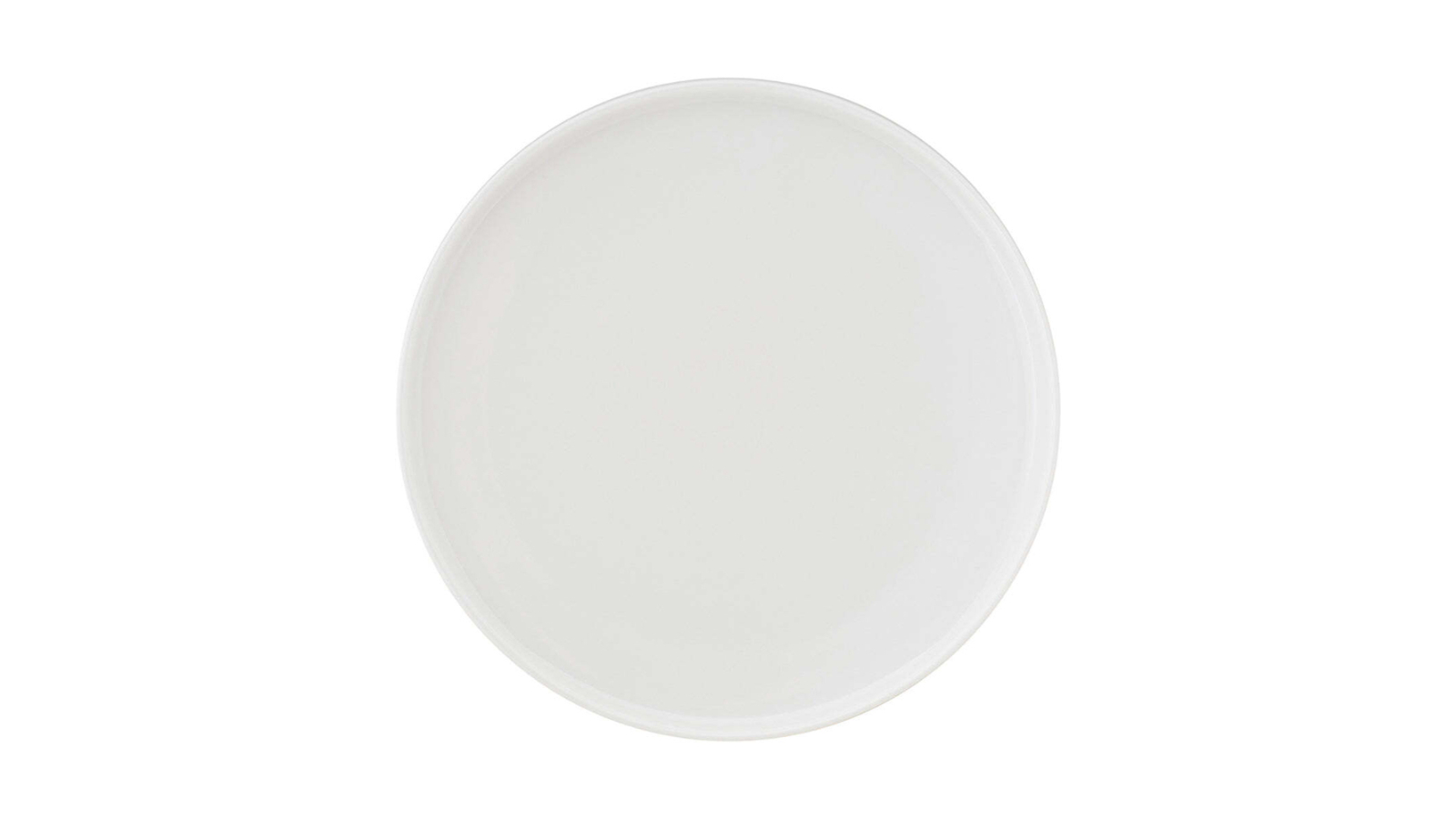 Maxwell and Williams White Basics High Rim Porcelain Dinner Plate - 21cm