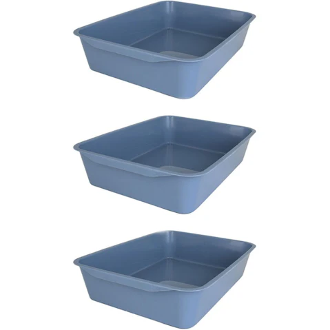 Paws and Claws Assorted Cat Litter Tray - Pack of 3