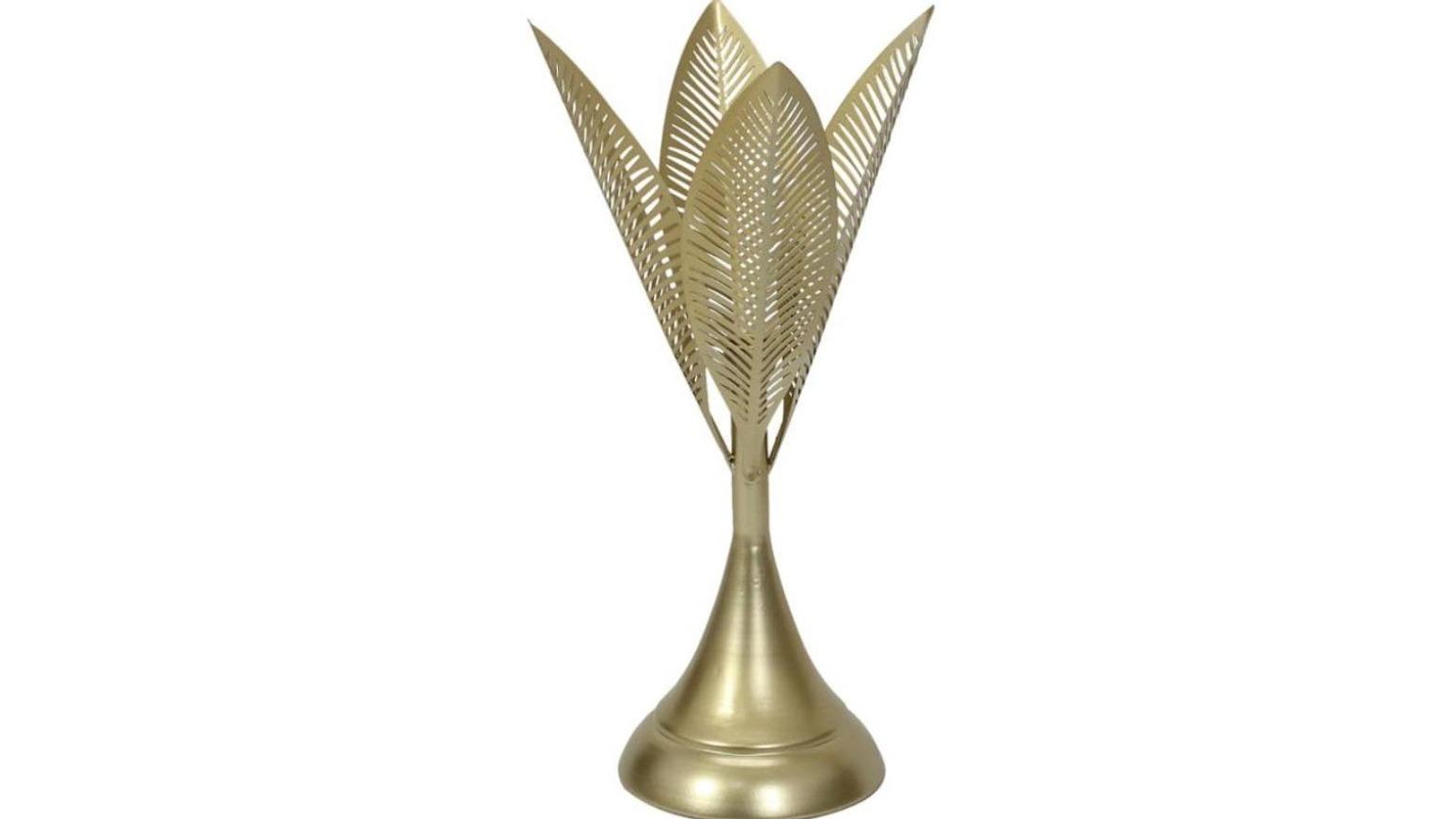Willow & Silk Aura Leaves Taper Candle Holder