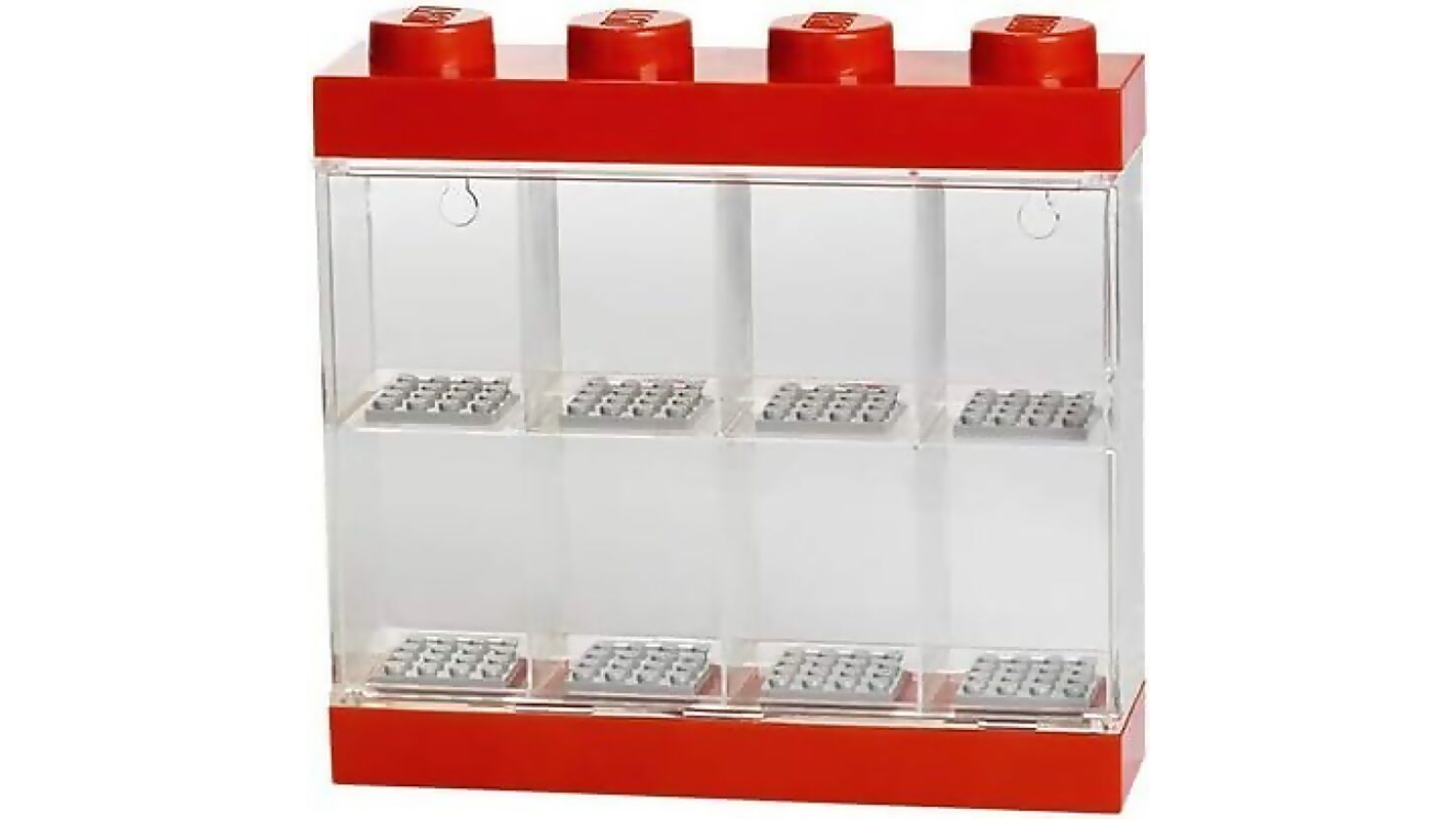 Lego 8 Case Room Copenhagen Minifigure Display - Red