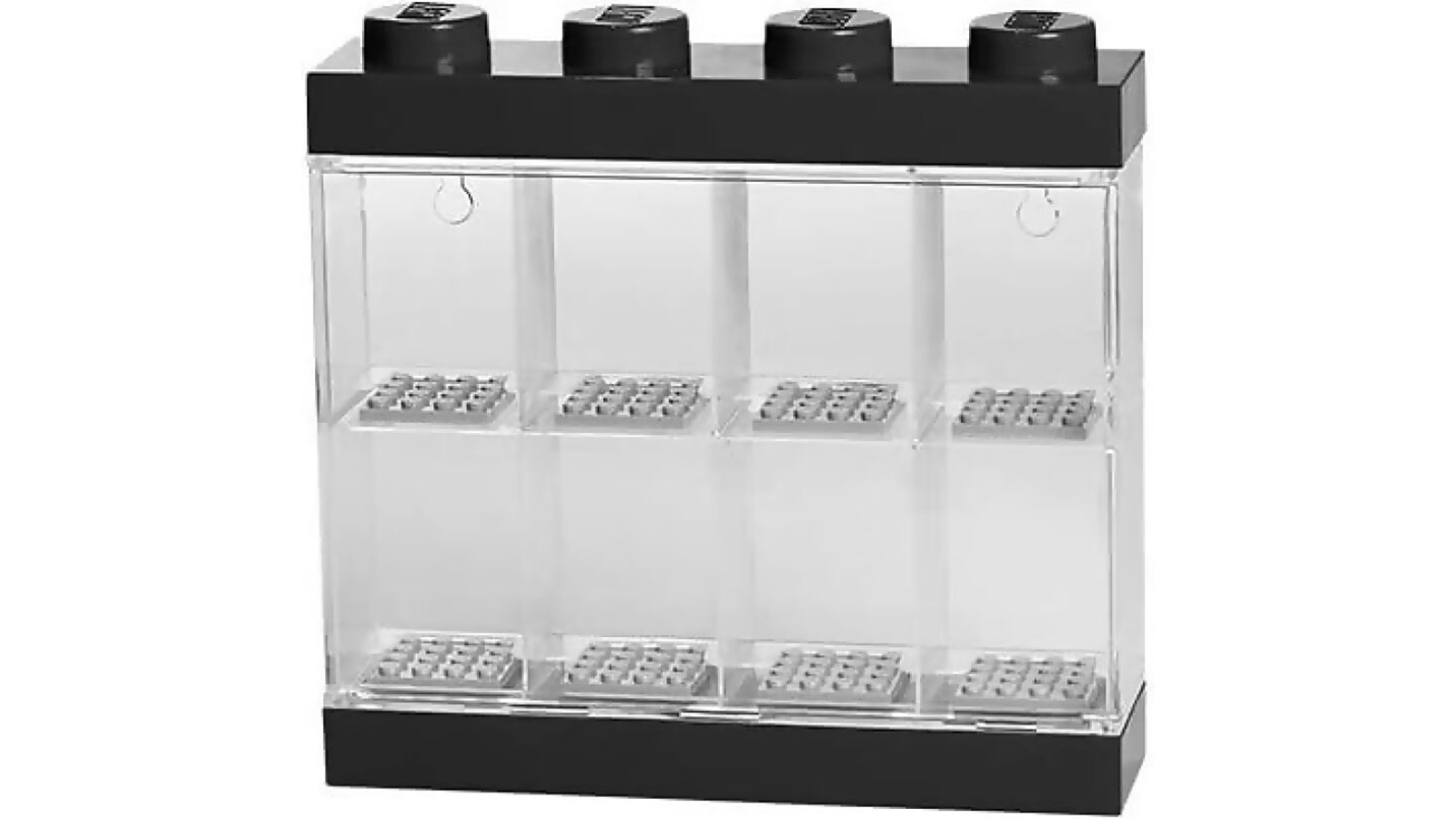Lego 8 Case Room Copenhagen Minifigure Display - Black 