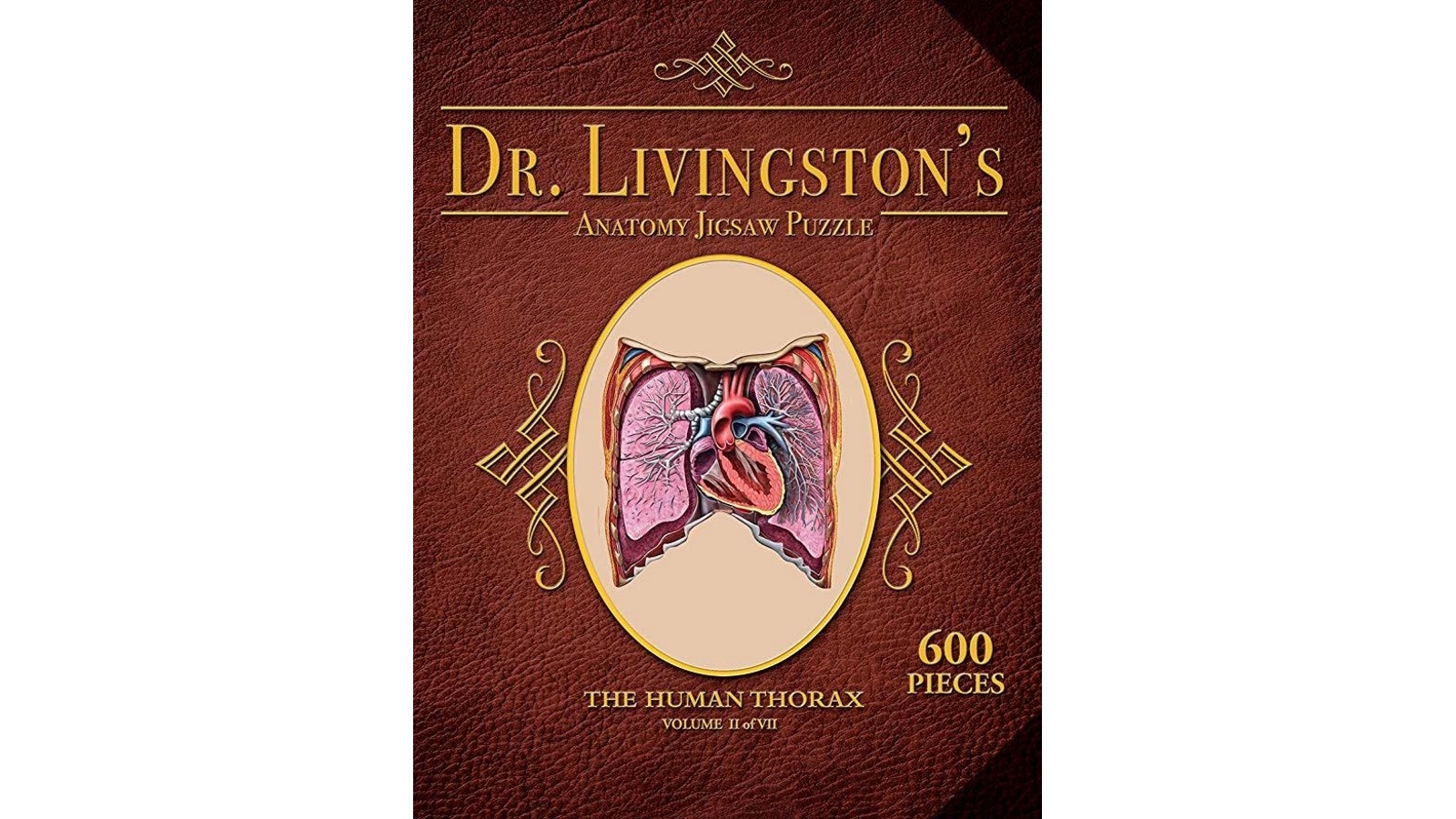 Dr. Livingston's Anatomy the Human Thorax 600 Piece Jigsaw Puzzle