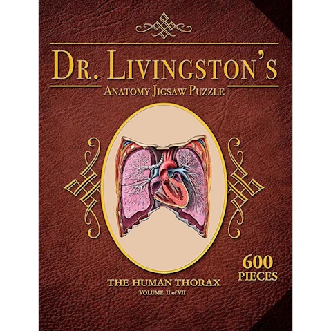 Dr. Livingston's Anatomy the Human Thorax 600 Piece Jigsaw Puzzle