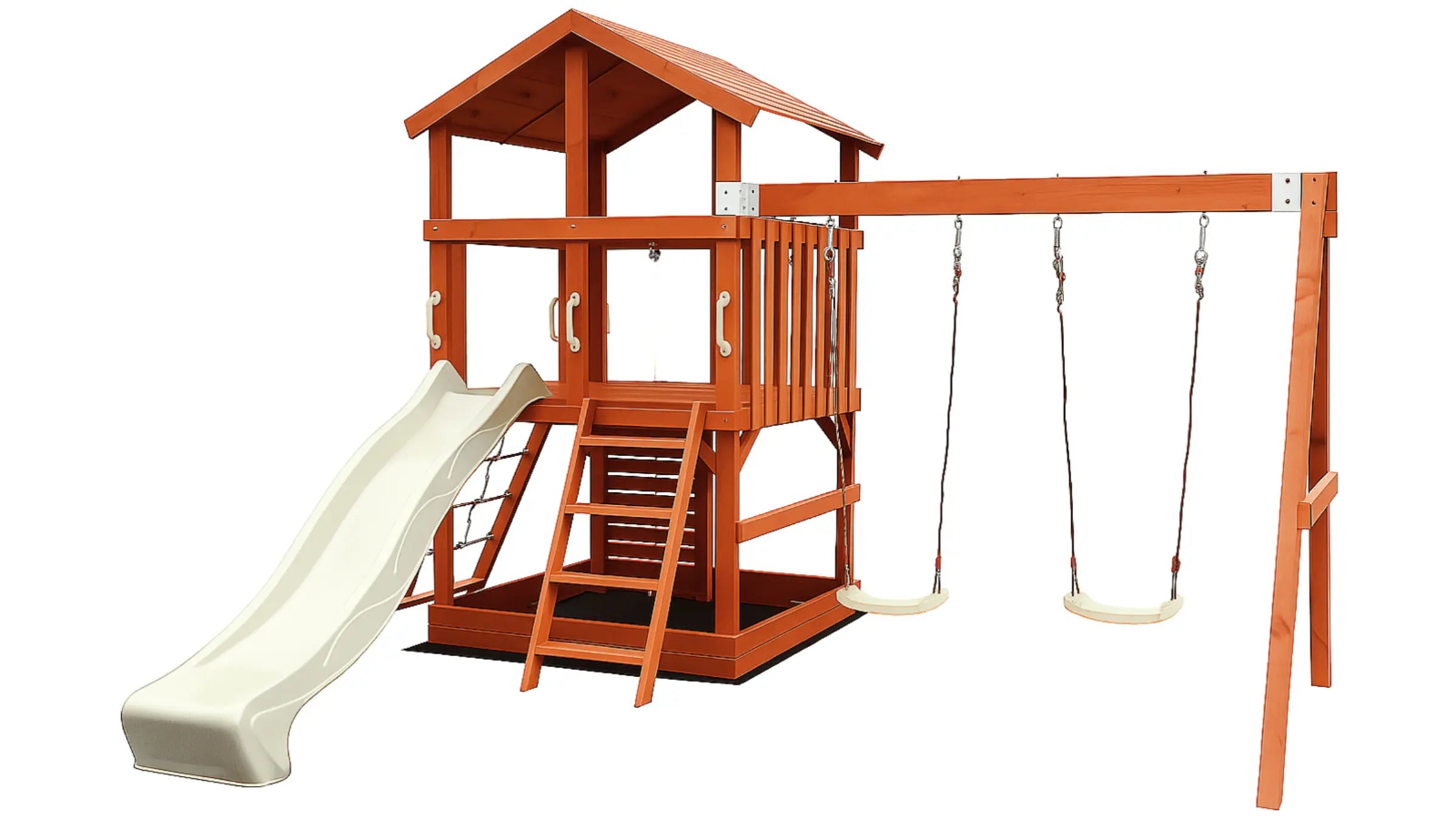 Hide & Seek Kids Matilda Slide with Accessories Playset - Pearl White
