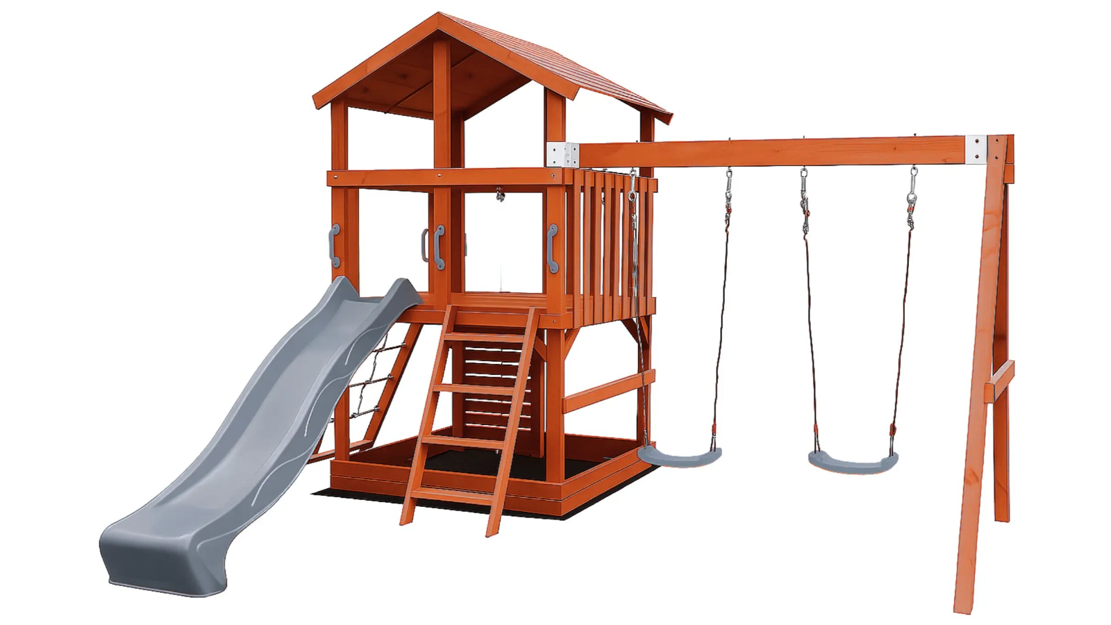 Hide & Seek Kids Matilda Slide with Accessories Playset - Pearl Grey