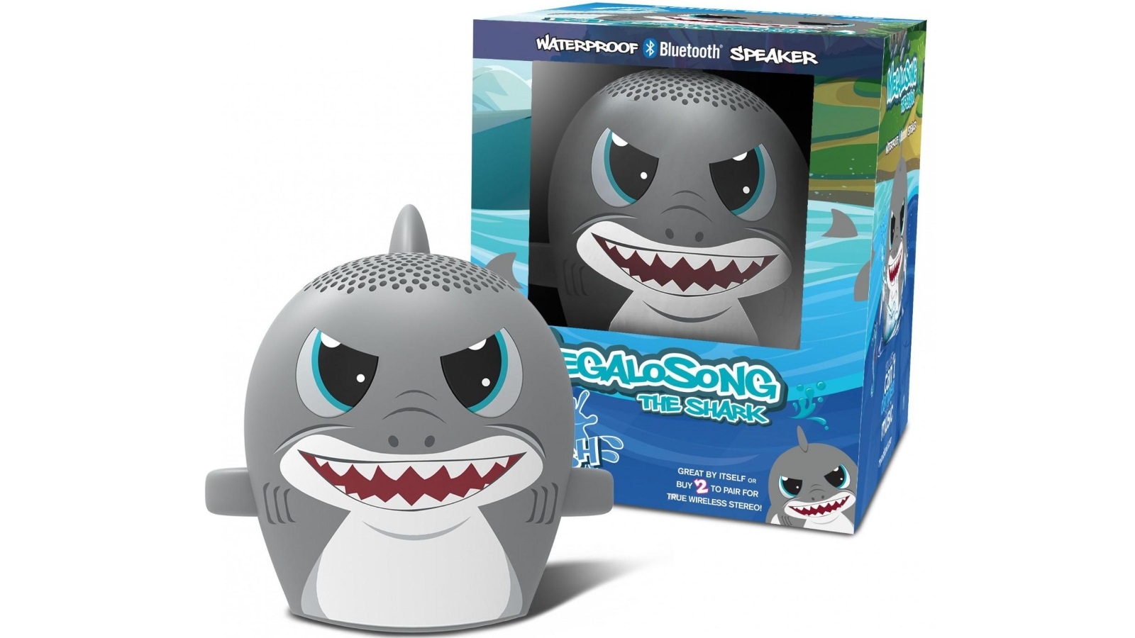 Waterproof Splash Pet - MegaloSong the Shark
