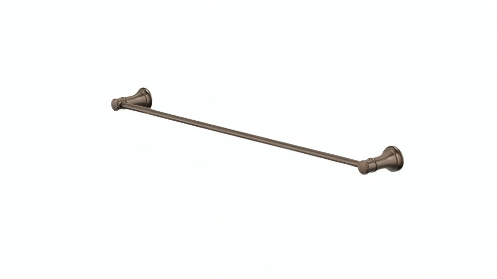 Caroma Riviere Single Towel Rail 600mm - Brushed Bronze