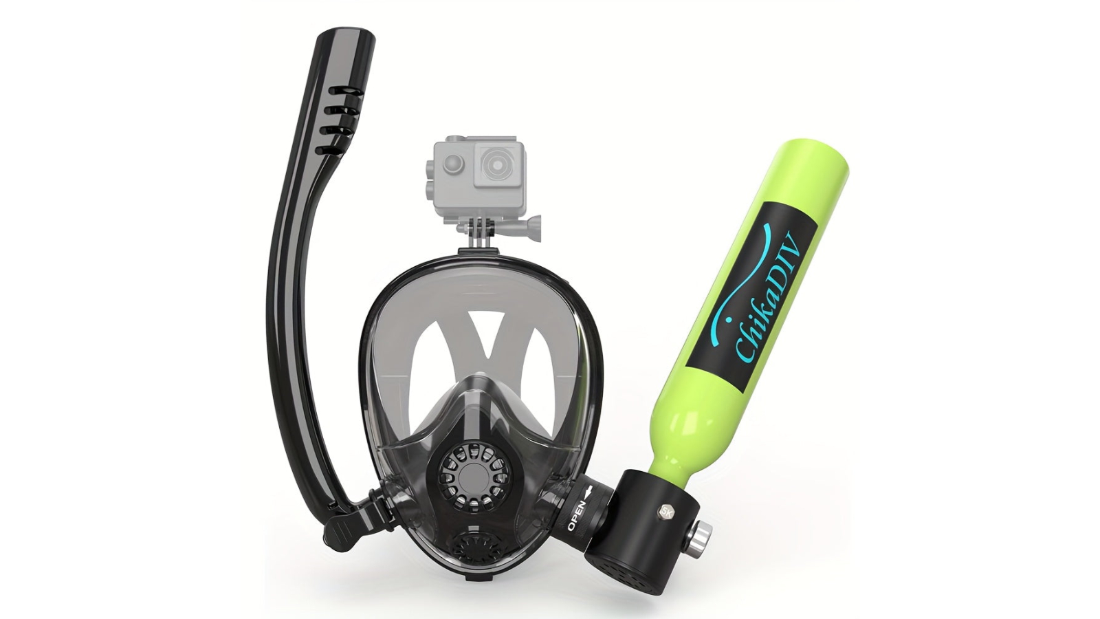 NNEOBA Diving Set with Tank and Camera Mount