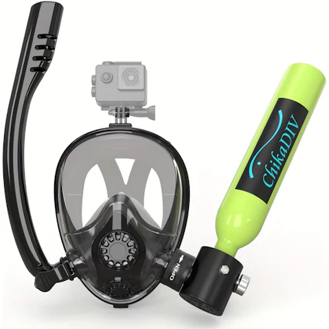 NNEOBA Diving Set with Tank and Camera Mount