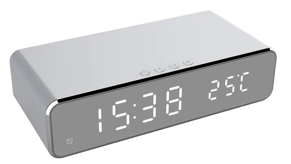 BL Wireless QI Charger LED Temperature Alarm Clock Harvey Norman