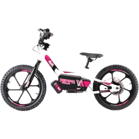 Zippi Electric Rippa 16 E-Drive Kids Balance E-bike - Pink