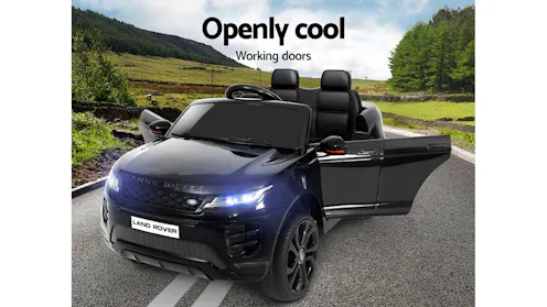 Rigo Licenced Range Rover Kids Ride-On Car -Black | Harvey Norman