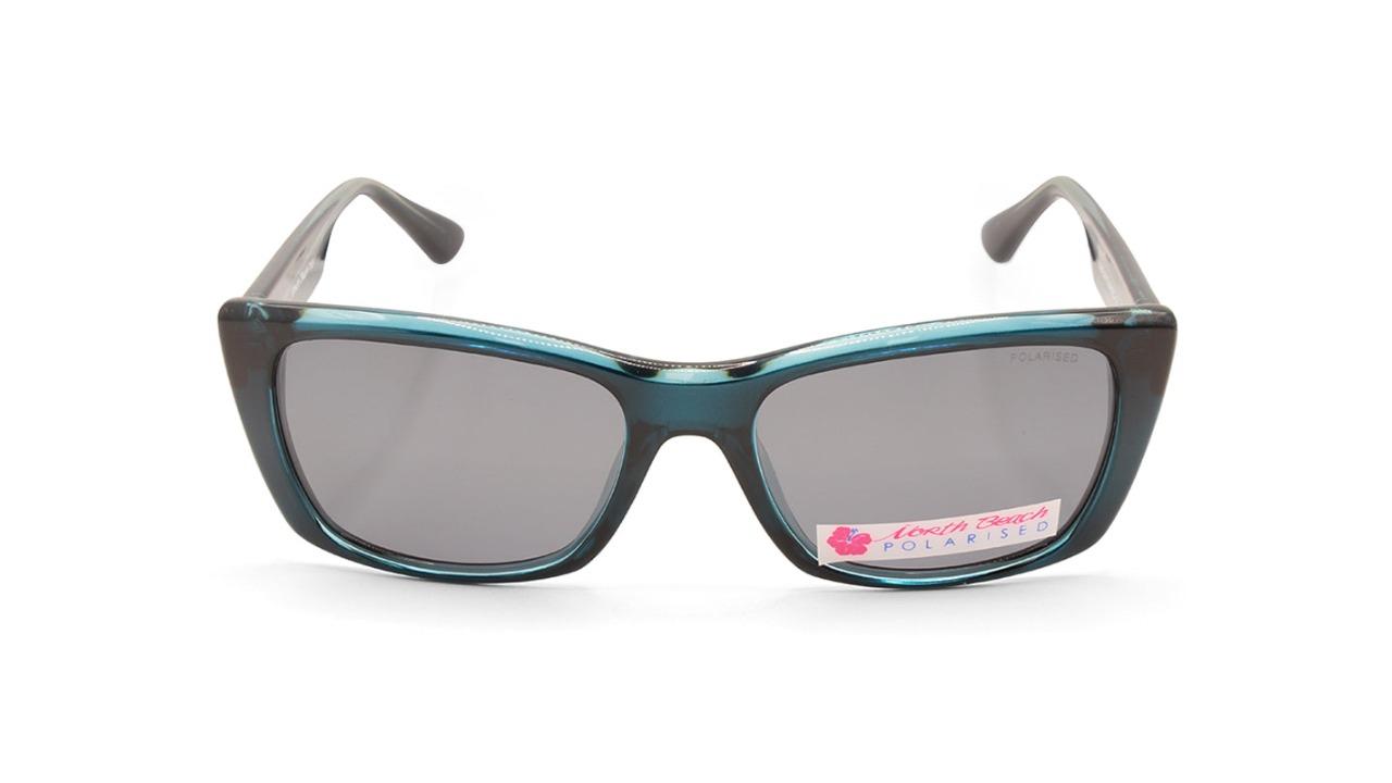 North Beach 70654 Womens Mareva Polarised Sunglasses - Green/Grey