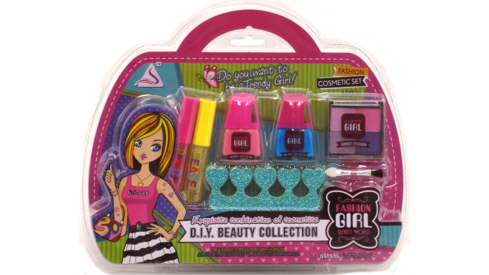 Fashion Girl Nail Polish Fashion Make Up Set