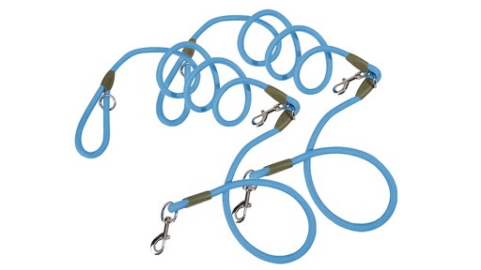 SOGA 2x 220cm Multifunction Hands-Free Pet Leash - Blue