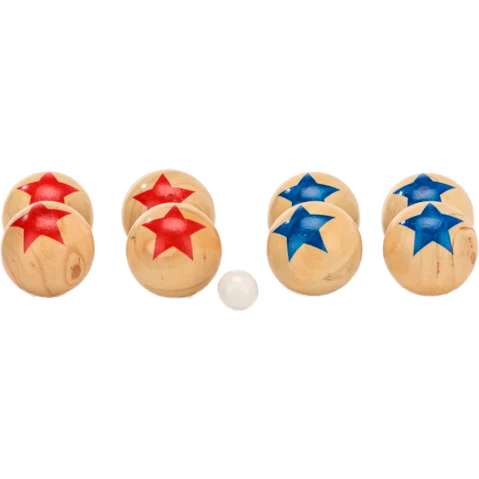 Jenjo Bocce Deluxe 8 Wooden Ball