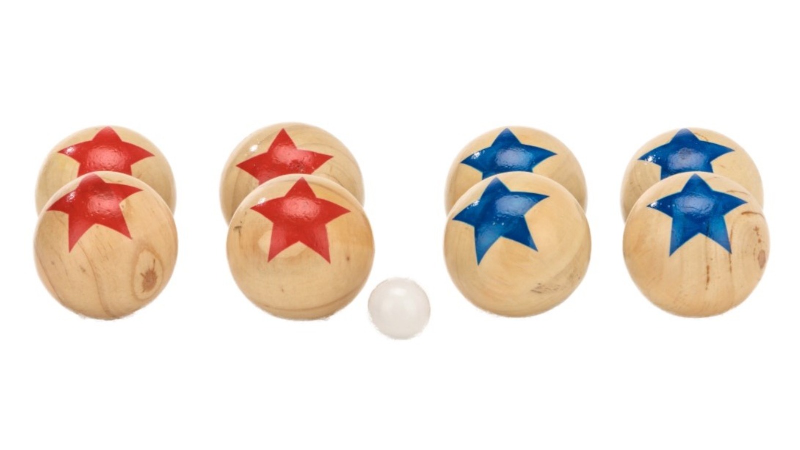 Jenjo Bocce Deluxe 8 Wooden Ball 