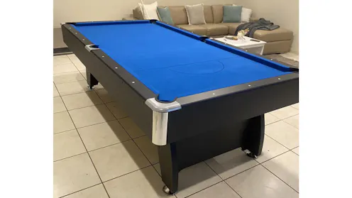 Ksports Pub Size Pool Table 8FT Snooker Billiard Table 2.5cm Table Top ...