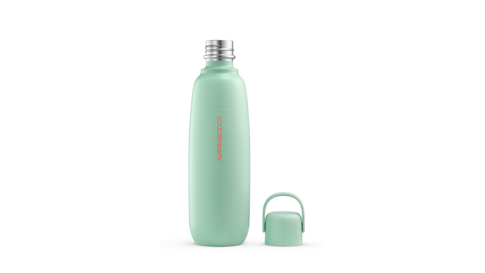 SodaStream 0.9L Stainless Steel Single Fizz & Go Cool Bottle - Mint
