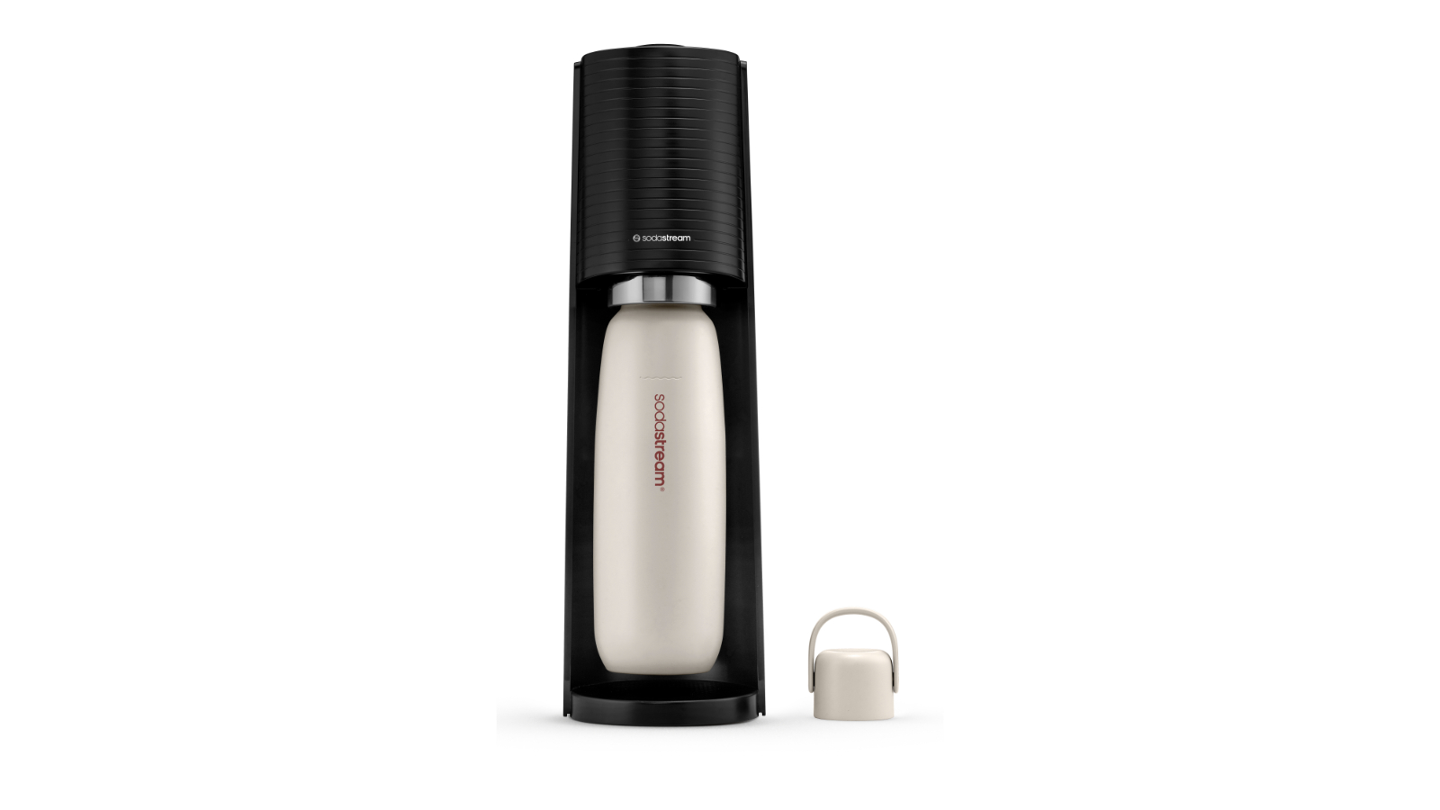 SodaStream 0.9L Stainless Steel Single Fizz & Go Cool Bottle - Sand ...