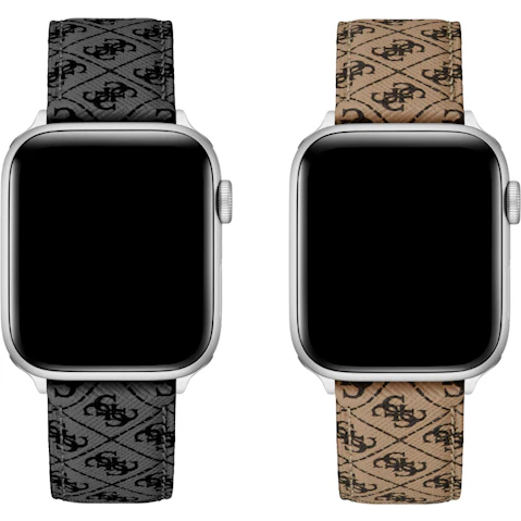 Guess Apple Watch Strap Quattro G Leather
