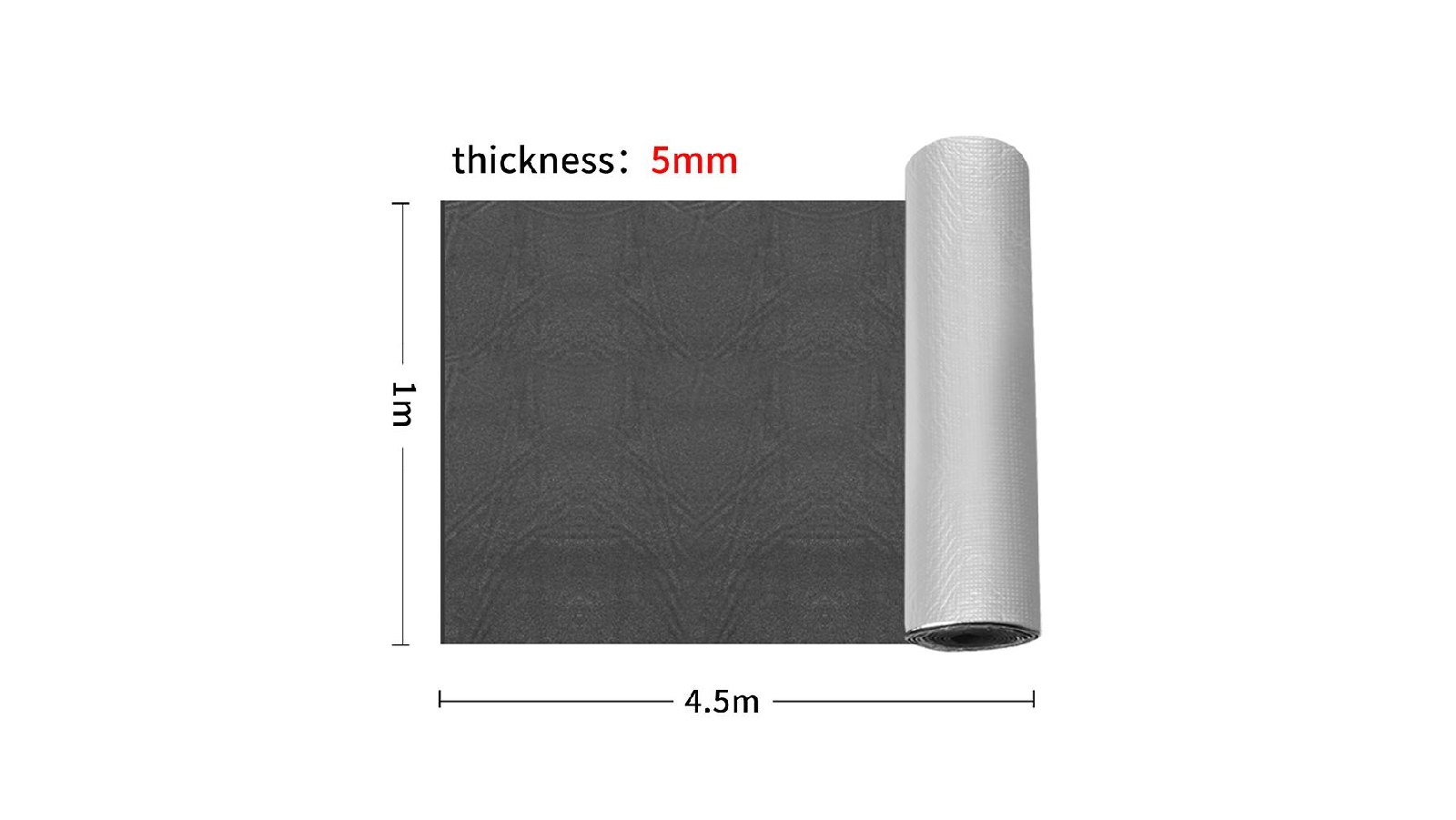 Yoga Mat Position 4 mm Black/grey