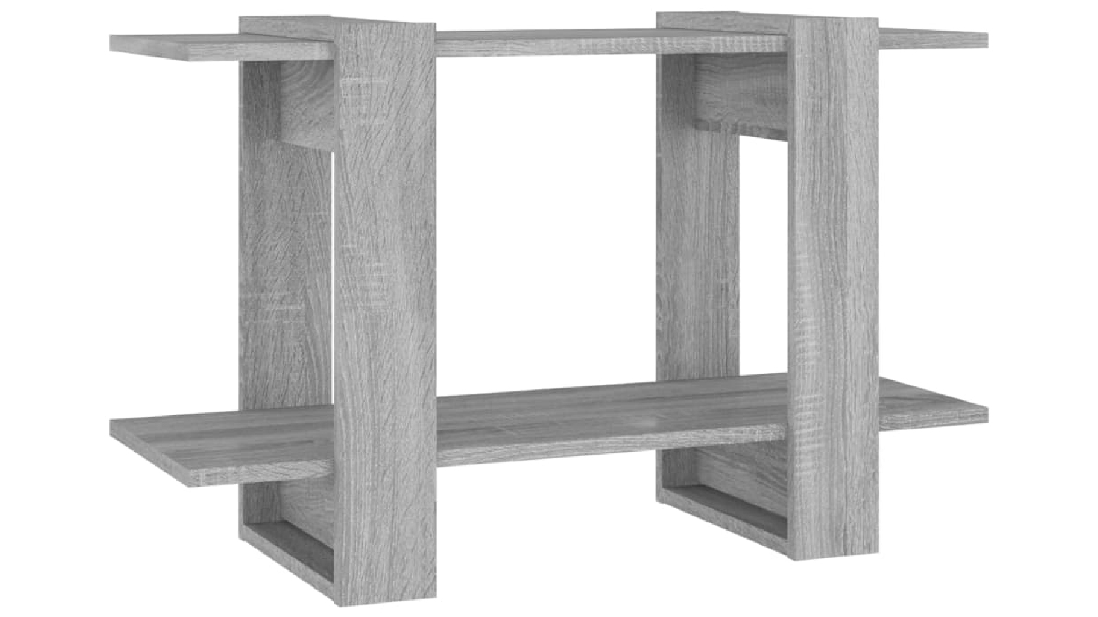 VidaXL 80 x 30 x 51cm Book Cabinet/Room Divider - Grey Sonoma 