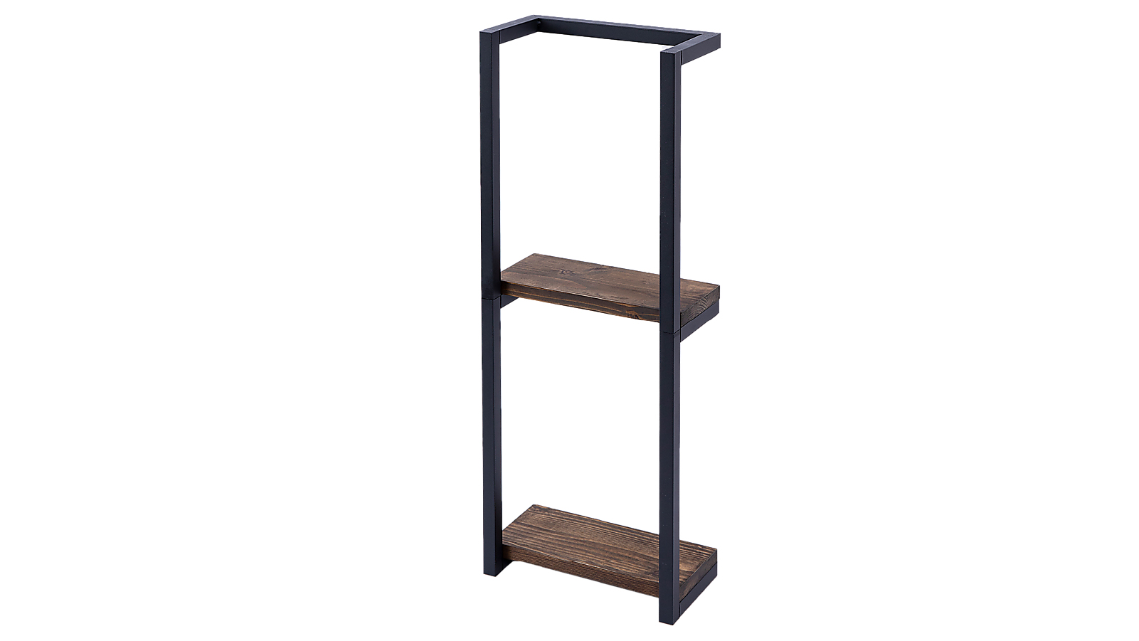 Randy and Travis Machinery Stylish Bathroom Towel Storage Rack with Wooden Shelves