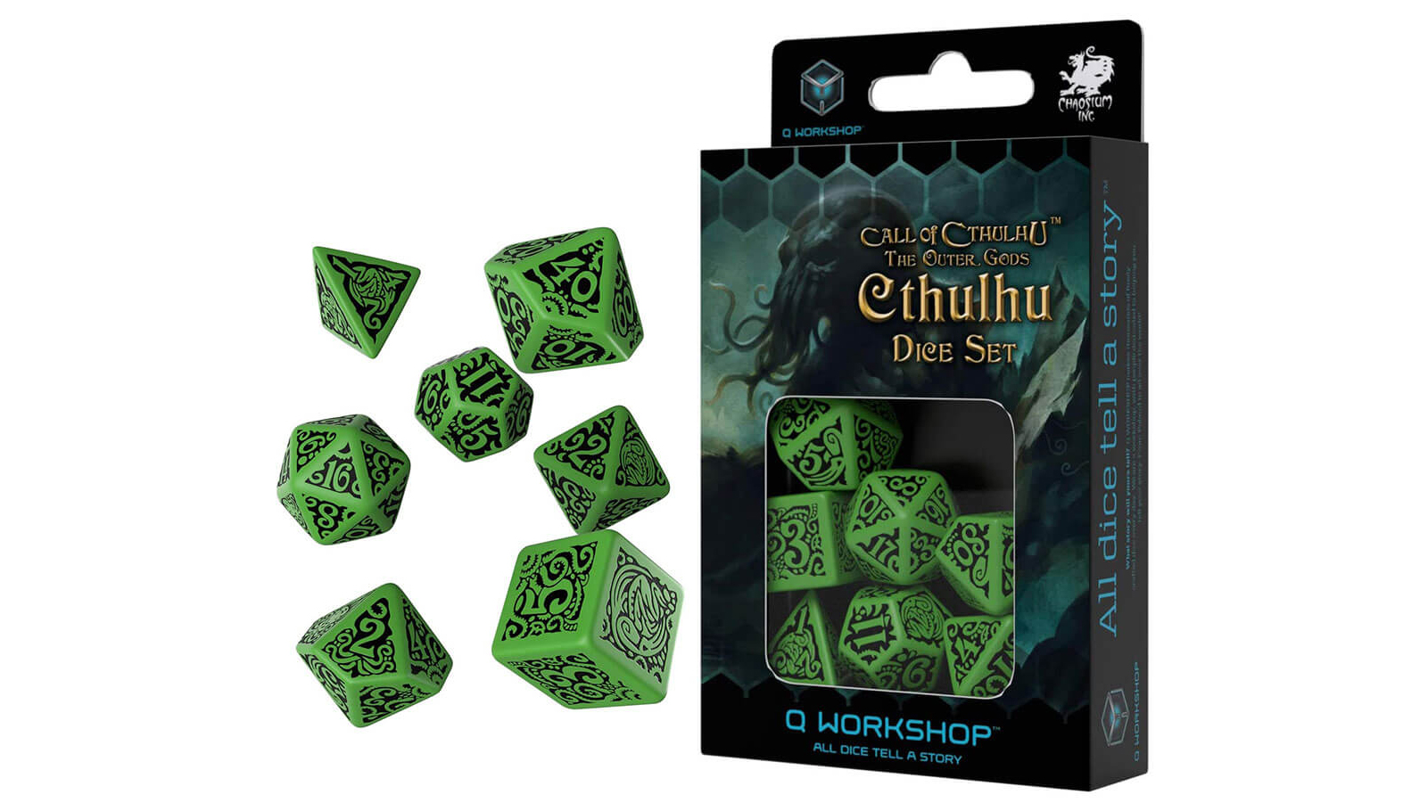 Latestbuy 7 Set of Q Workshop Call of Cthulhu Outer Gods Cthulhu Dice