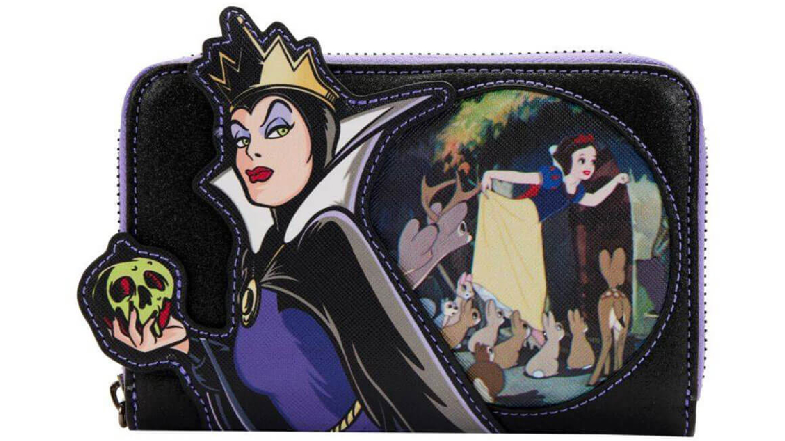 Latestbuy Snow White 1937 Evil Queen Apple Zip Purse