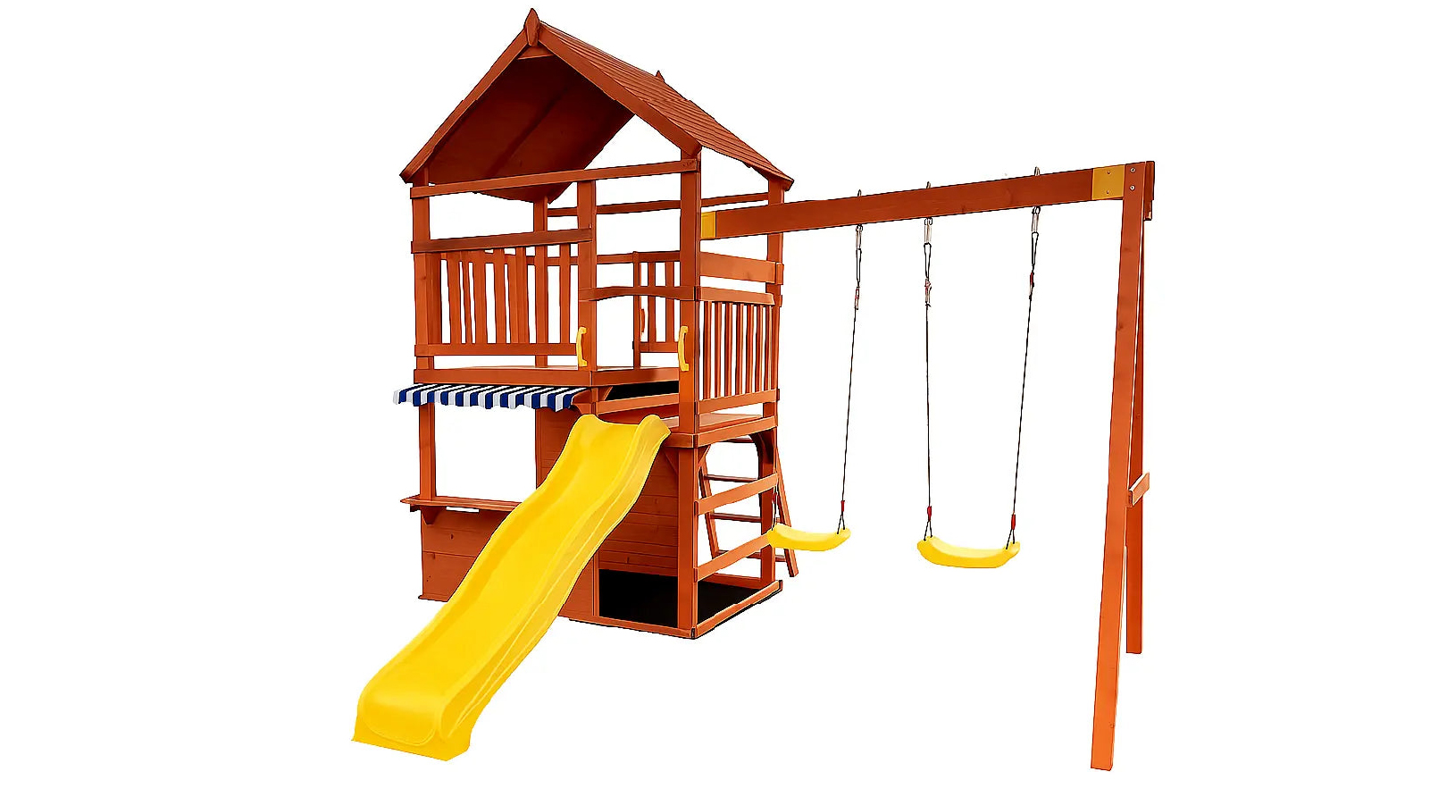 Hide & Seek Kids The Rusty Fort - Yellow Slide and Accessories