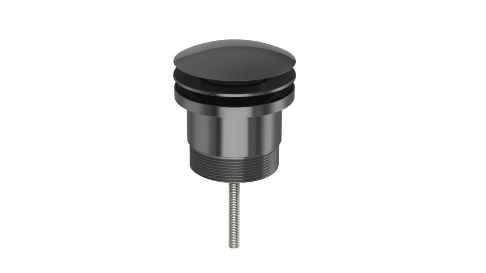 Phoenix 40mm Dome Pop Up Universal Waste - Brushed Carbon