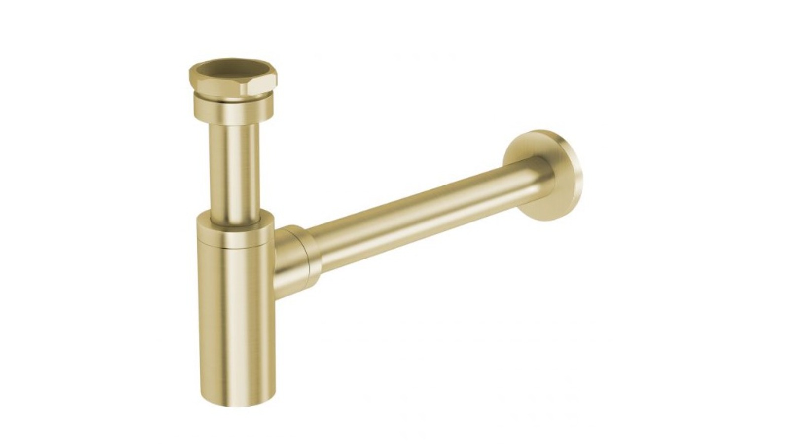 Phoenix 40mm Bottle Trap - Brushed Gold