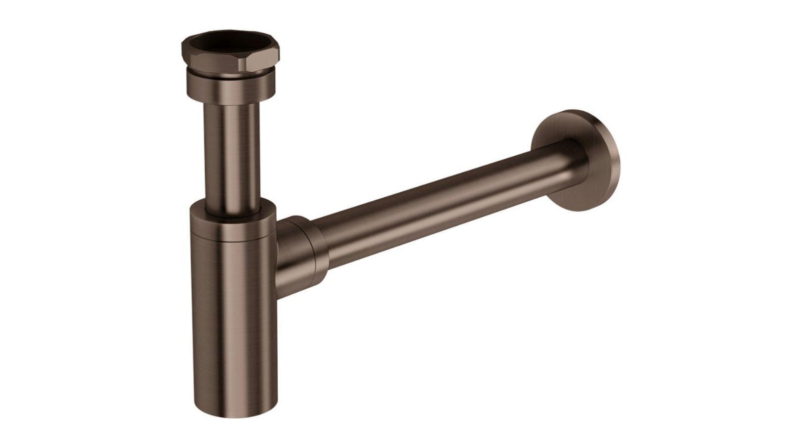Phoenix 40mm Bottle Trap - Brushed Bronze 
