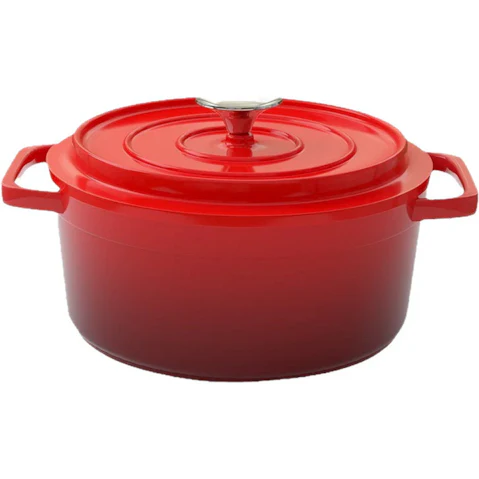 AUPK 24cm 5L Cast Iron Casserole/Dutch Oven