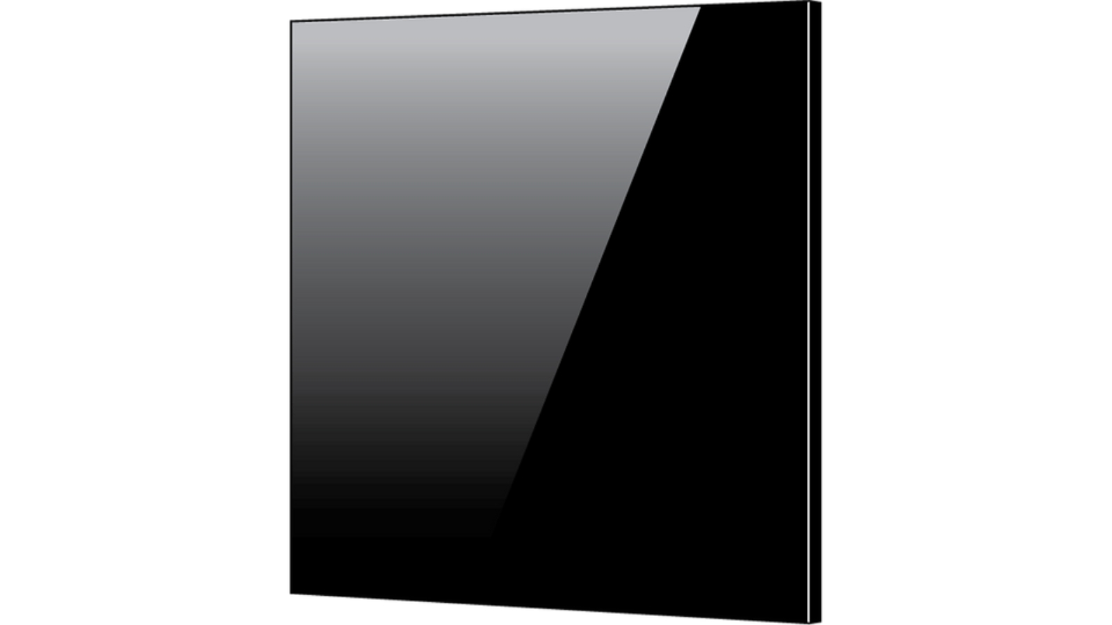 Serrano Toughened Black Glass Kitchen Splashback