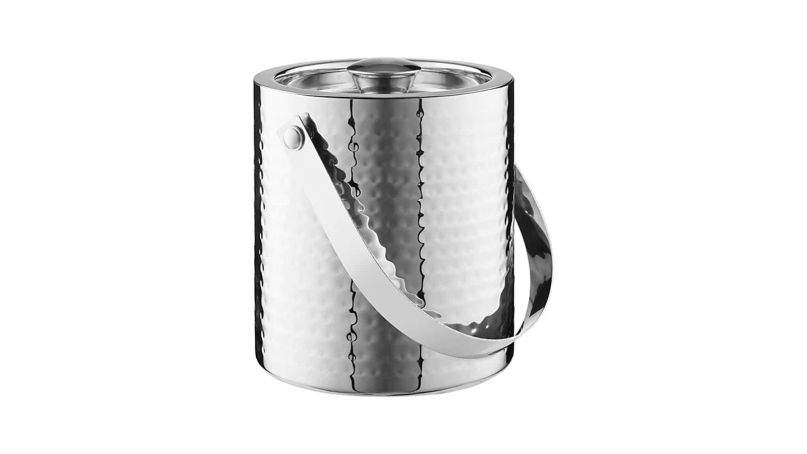 Maxwell and Williams Stainless Steel Cocktail Co. Lexington Hammered Ice Bucket