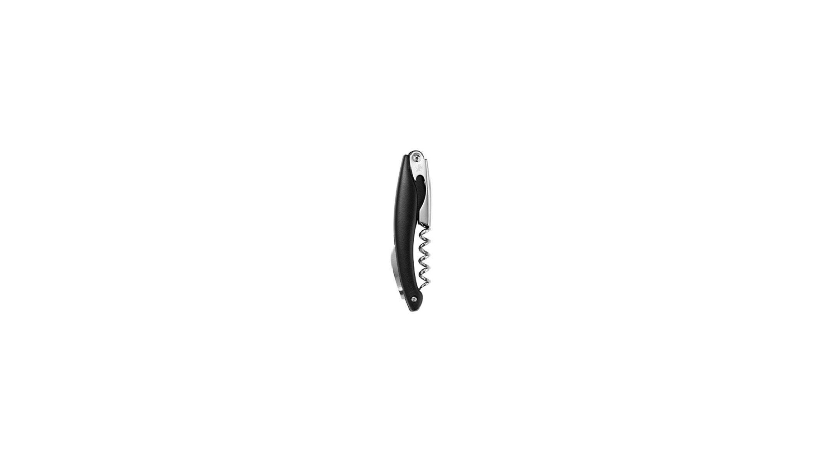 Maxwell and Williams Cocktail Co Waiters Corkscrew Steel Wine Bottle Opener - Black
