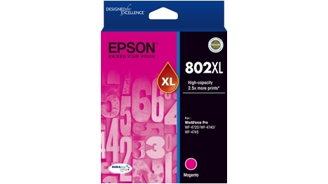 Epson 802XL DURABrite Ultra Magenta Ink Cartridge
