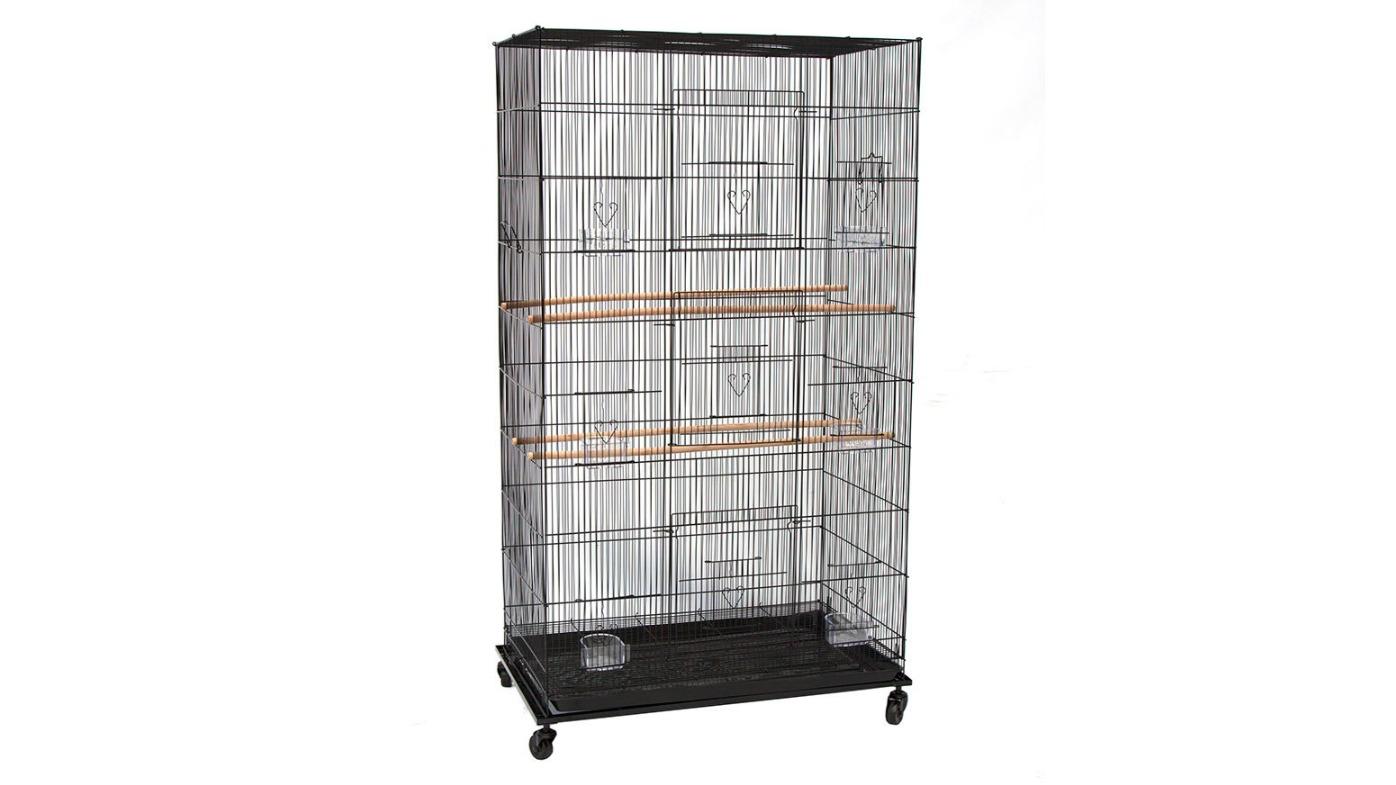 Flyline Flight Cage on Castor for Small Birds - 75 x 45 x 140cm