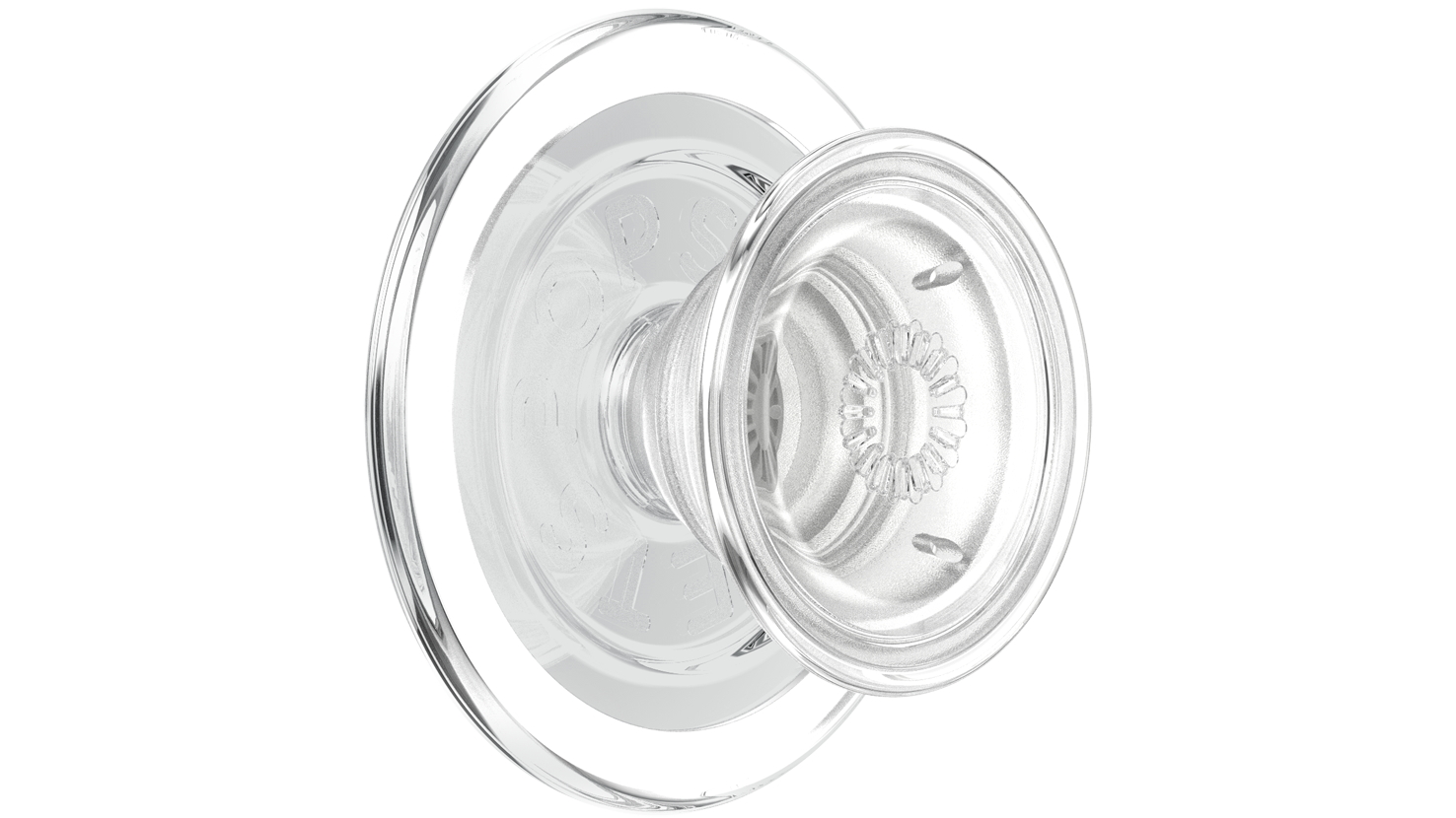 PopSockets PopGrip MagSafe + Adapter Ring - Clear